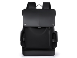 Mochila de Rolltop HENTEN HOME Impermeável para Portátil 15.6" Executiva Unissexo , Grande Capacidade Preto
