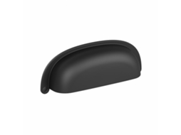 Conjunto de 6 Puxadores em Zamac com 96mm de centro, verniz preto HARDWAREXCHANGE