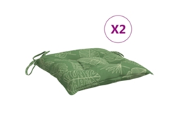 Chair Cushion, Chair Cushions Vidaxl Verde Tecido (40 X 40 X 7 Cm)