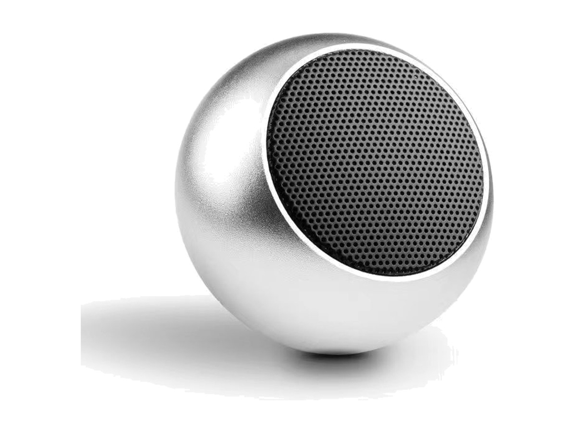 Mini Coluna Bluetooth M3 Com Cartao Tf Prata