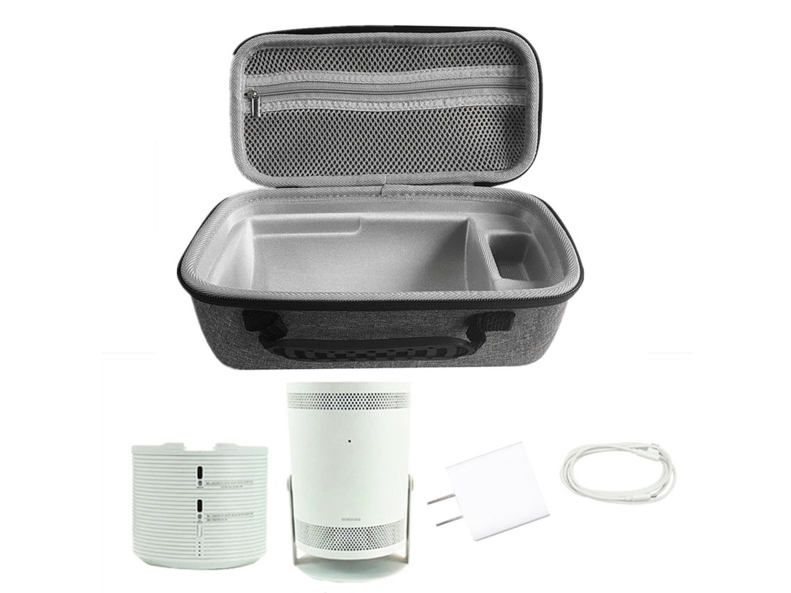 Aetheria estojo Portátil para Projetor Samsung The Freestyle Resistente Nylon com Acesso Aos Acessórios