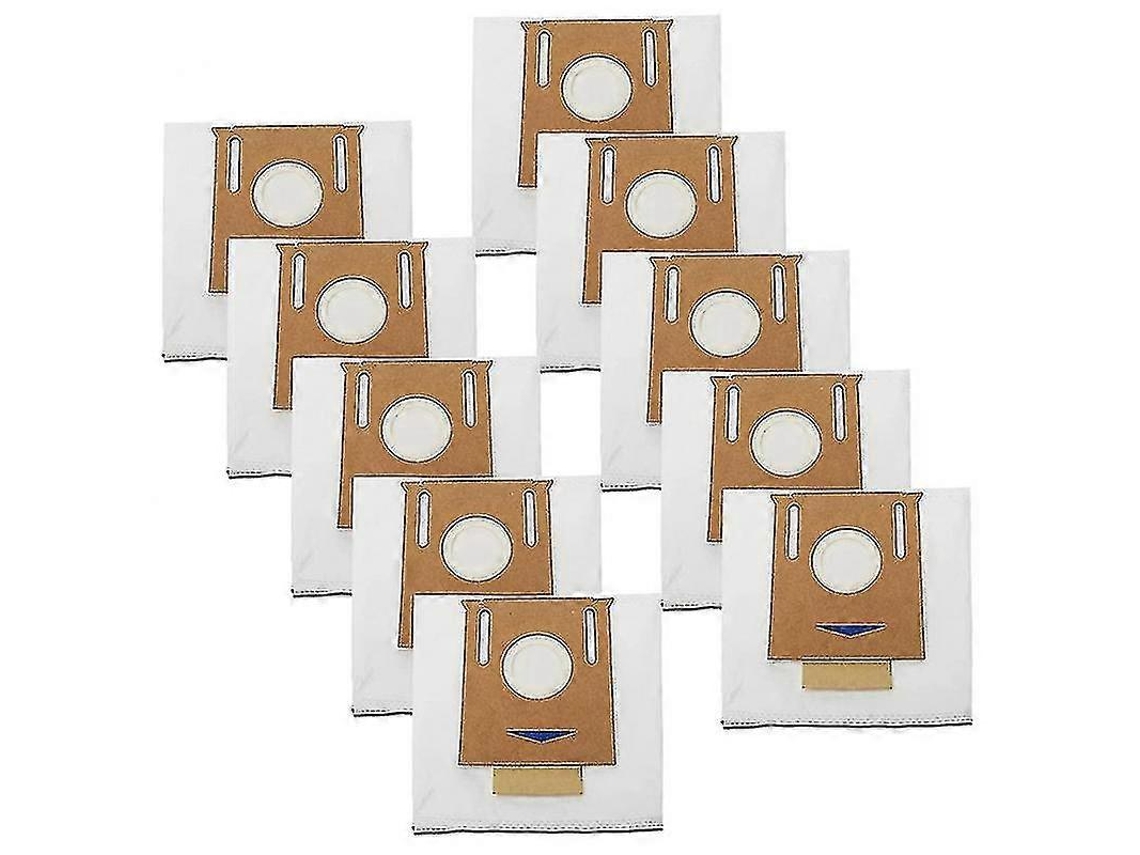 Saco De Pó Descartável Para Aspirador Robô Deebot T8 Aivi T8 T9 N8 Dx93 Ddx96, Pacote Com 10 Unidades.