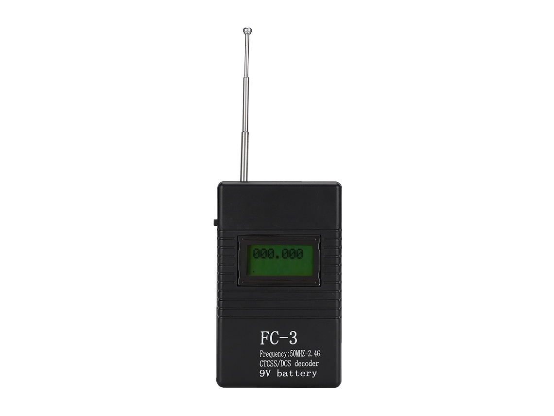 Medidor de Frequência Rf Portátil para Decodificador de Walkie talkie 50mhz 2.4ghz AQUAFORGE