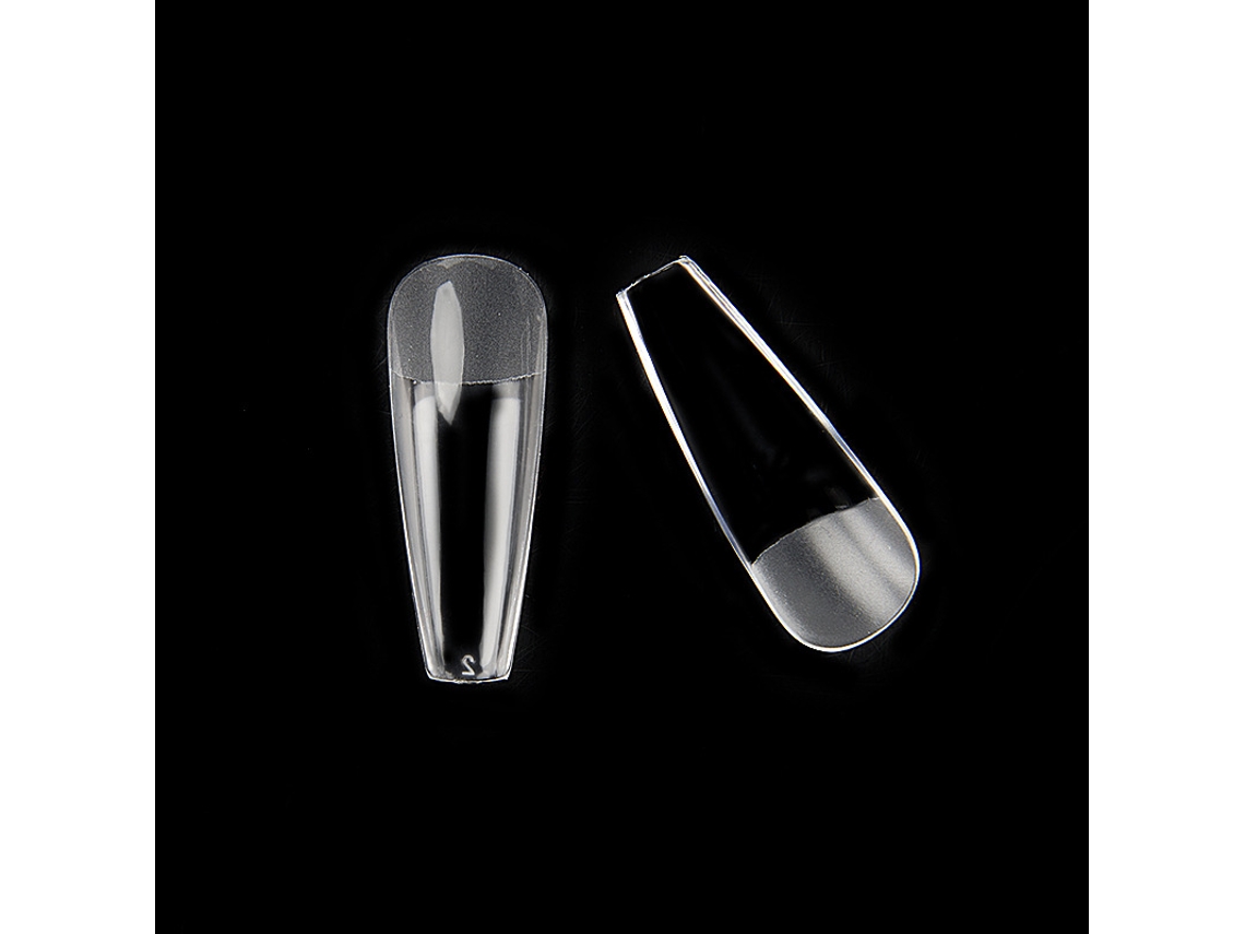 500 Peças de Dicas de Unhas em Gel Transparente para Kit de Extensão de Unhas NEVEANCE