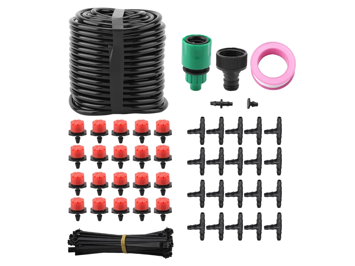 Sistema De Irrigação Automática Micro Gotejamento Jardim 20m