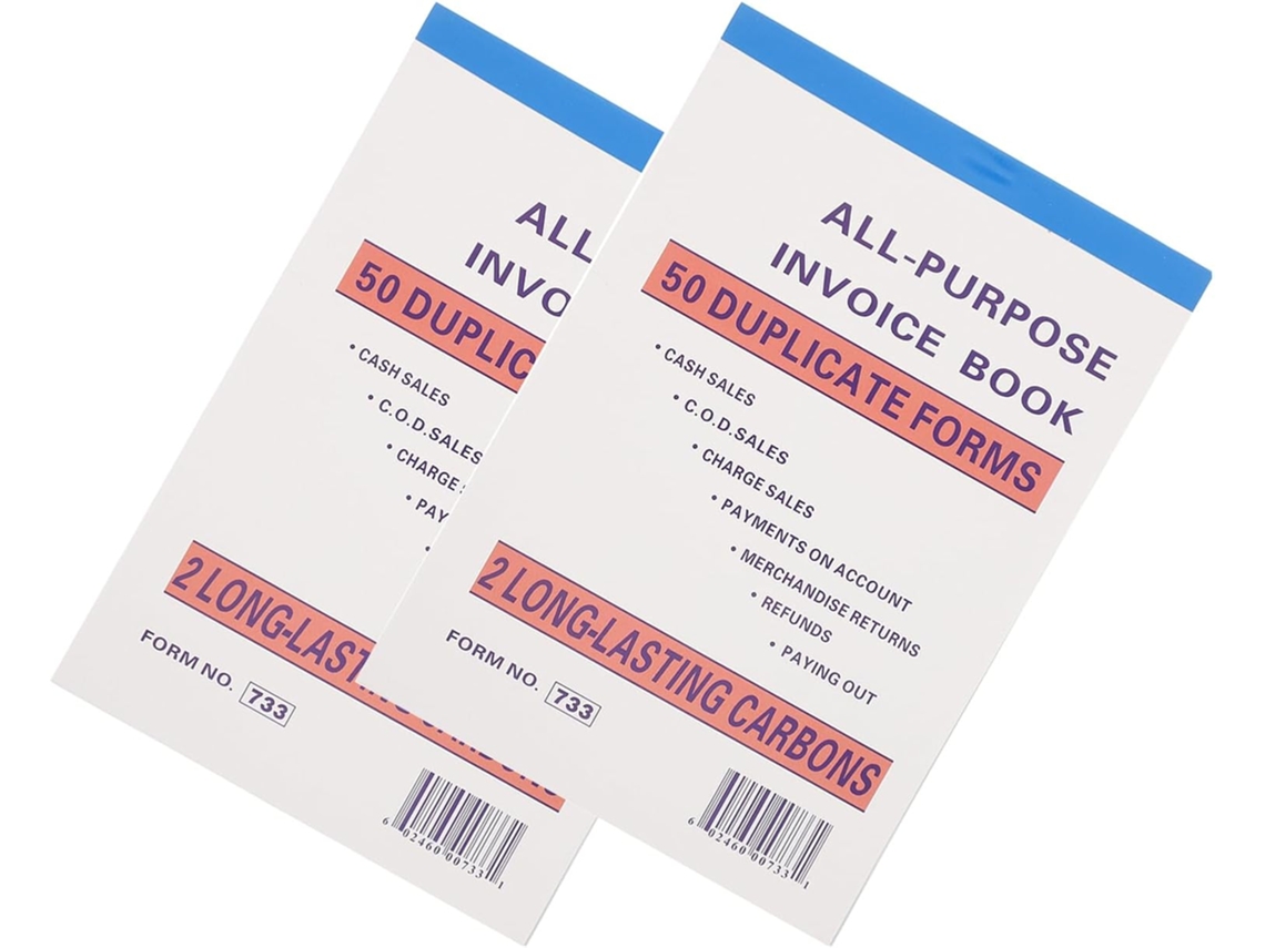 Cabilock Carnet De Factures Petit Format En Papier 2 Pieces Conception Multi-colonnes Suivi Des Commandes