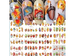 Adesivos de Unhas com Tema Oceânico, Decorações de Unhas para o Verão. MDUG