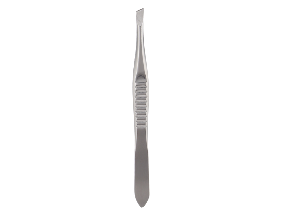Pinza Para Cejas En Acero Inoxidable Profesional Con Punta Oblicua Para Mujeres Y Hombres