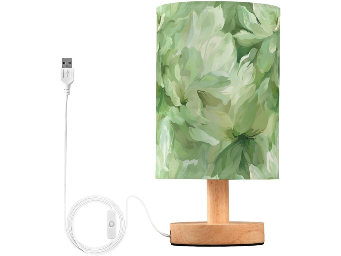 Luminária Led Verde Transparente Estilo Turquesa para Crianças, Luz Noturna para Berçário, Abajur Para Meninos Criativos