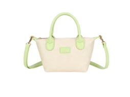 Mini Bolsa de Lona Feminina Efeito Pele com Alça GALLANTRY