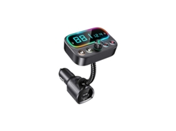 Transmissor Fm Bluetooth Veicular, Usb, Carga Rápida, Mãos-livres