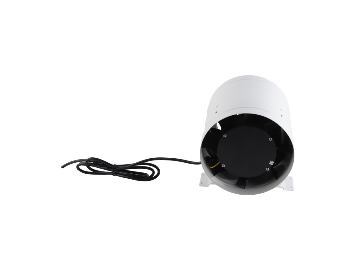 Laxiscreed Abafador De Dutos 8” Com Velocidade Ajustável E 75w Para Quartos De Hotel