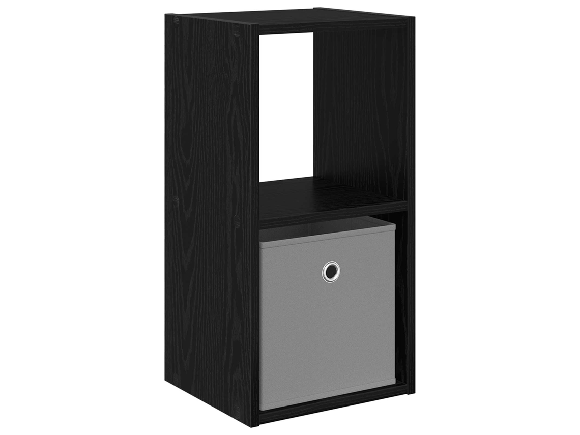 Conjunto 1 Mesa-de-cabeceira Vidaxl Preto Derivados De Madeira (30,5 X 27 X 59,5 Cm)