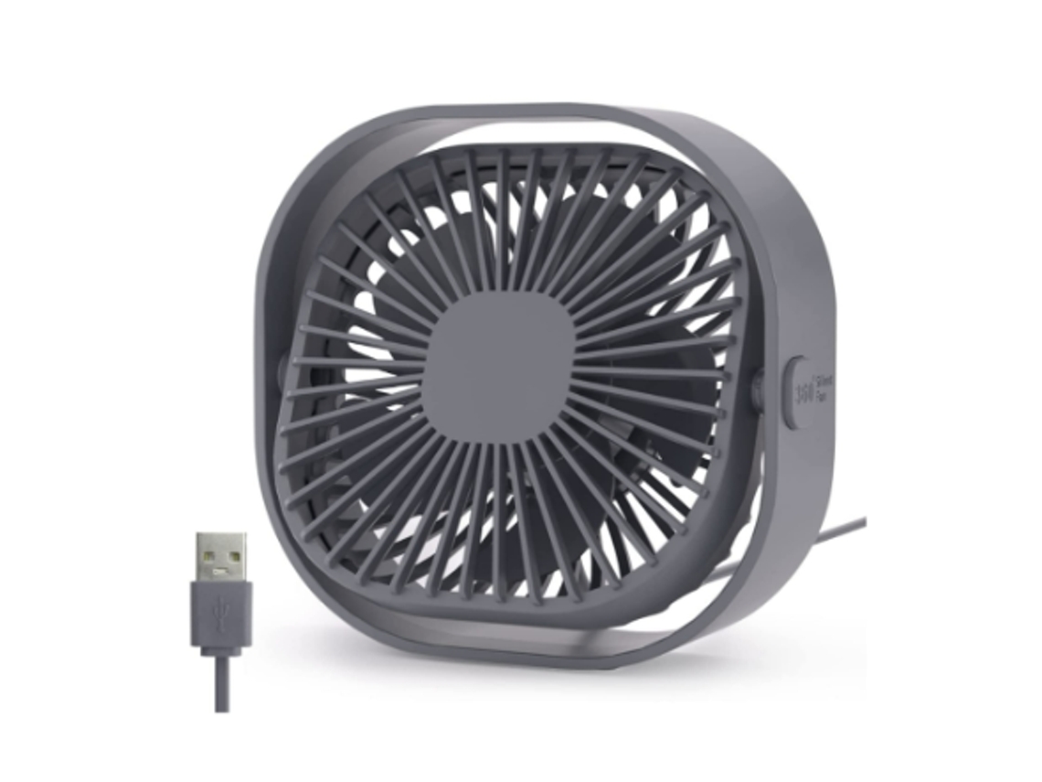 Mini Ventoinha Yizhood (3 Velocidades 5w Diâmetro 13 Cm)