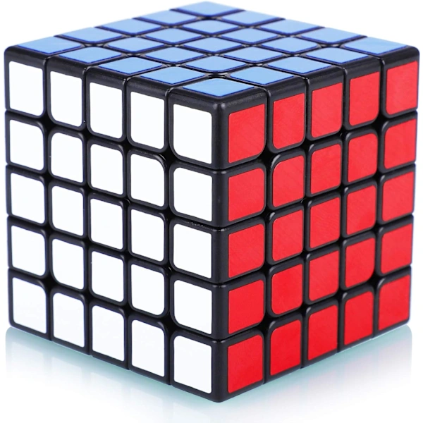 Maomaoyu Speed ​​​​ Original 5x5 5x5x5 Quebra-cabeça Mágico Magic Cubo Presente De Natal Para Adultos E Crianças (preto), A