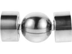 Conector De Corrimão Em Aço Inoxidável: Ajuste Suave E Compatibilidade Garantida.