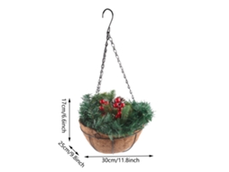 Vaso de Natal Artificial com Luzes LAXISCREED