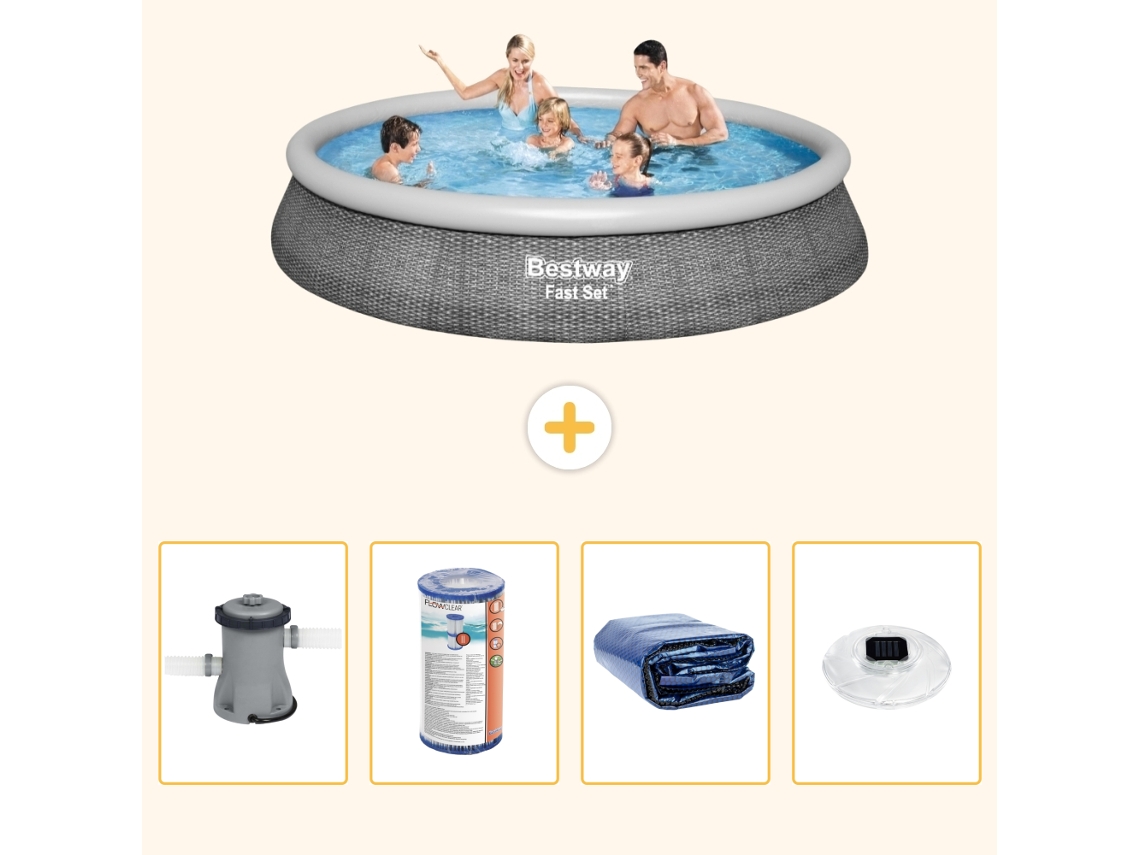 Bestway Piscina Bestway Fast Set Redonda - 396x84 Cm - 5-peças S275