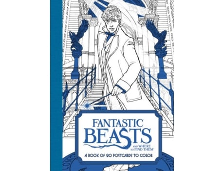 Livro para Colorir Fantastic Beasts And Where To Find Them: A Book Of 20 Postcards To Color
