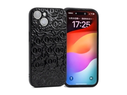 Capa Para Iphone 17 Air Com Estampa Nº 6 De Coração Laqueado Fosco E Pintura Suave.
