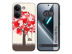 Capa Tumundosmartphone De Silicone Para Xiaomi Poco X8 Pro 5g Com Estampa De Pássaro Em Desenho Animado