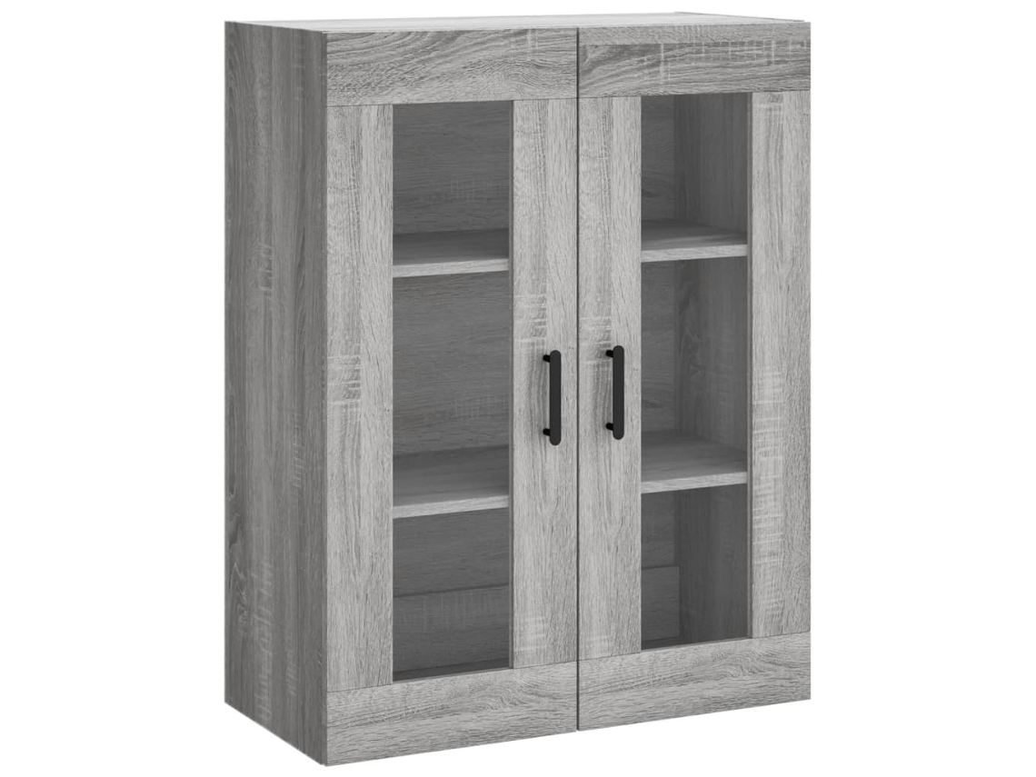 Wall Mounted Cabinet, Wall Mounted Cabinets Vidaxl Cinzeto Madeira Processada (n/a)