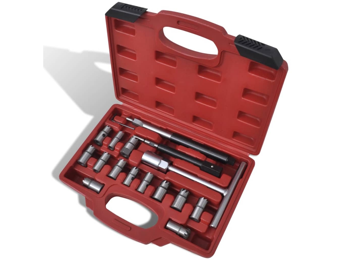 Conjunto Cortador De Base, Injector Diesel, 17 Peças