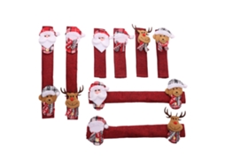Conjunto de 8 pegadores de porta de Natal com bonecos LAXISCREED