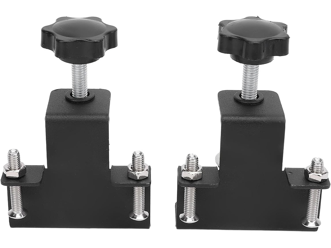 Grampo Universal Zerodis Para Armários, 2 Grampos De Aço Inoxidável Para Instalação Frentes Gaveta Com Almofada Borracha