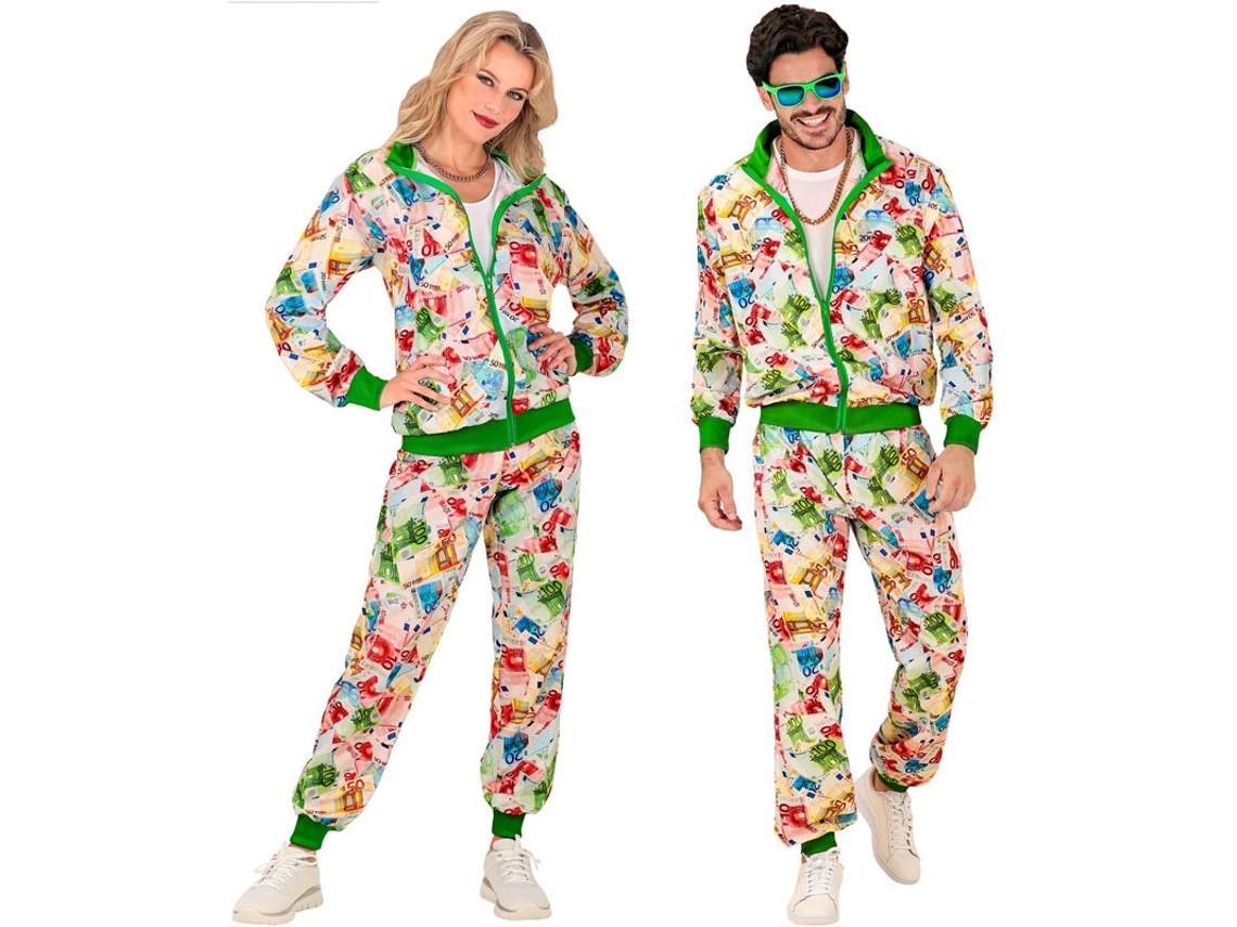 Fato de treino de moda de festa Euro Neon para adultos