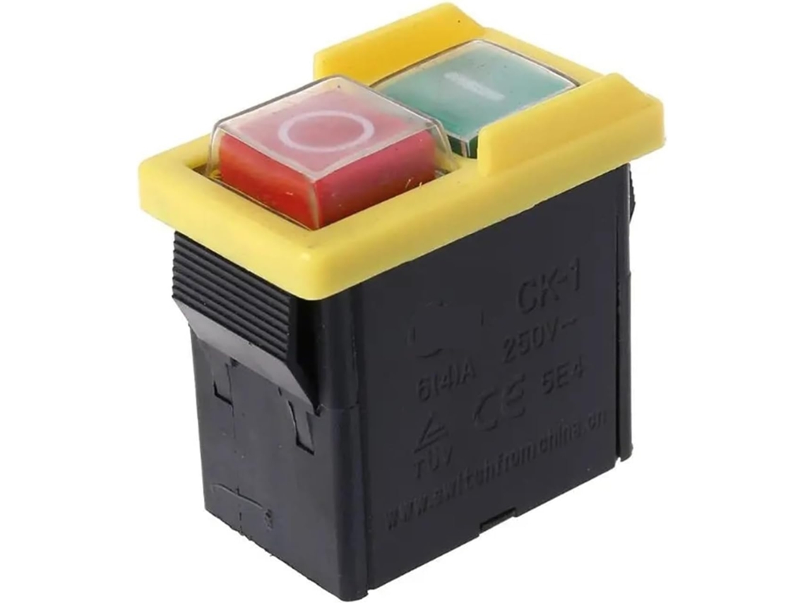 Botão De Pressão Eletromagnético À Prova D Água, Ac 250v 6a