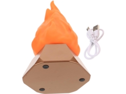 Luminária noturna LED Tofficu com modos de efeito de sombra trêmula.