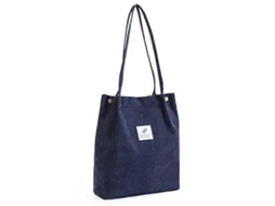 Bolsa De Compras Feminina Casual Dobrável Em Veludo Cotelê, De Alta Qualidade, Ecológica E Reutilizável, Leve E Com Alça De Ombro. Venda Por Atacado.