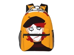 Mochila Carmen Sandiego X69 Para Estudantes, Durável E Leve, Alça De Ombro Impermeável E Respirável B69 Olysi Shop