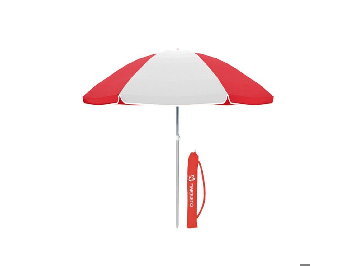 Guarda-sol De Praia - Marbueno - Verão 10346r - Vermelho - Ø 160 Cm - Aço