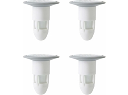 Kit com 4 Tampões de Ralo de Chuveiro Inodoros para Cozinha de Hotel e Banheiro. AQUAFORGE