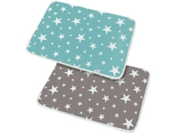 Conjunto de 2 Absorventes Higiênicos Impermeáveis para Meninos e Meninas, com Estampa de Desenho Animado. CHABERLU
