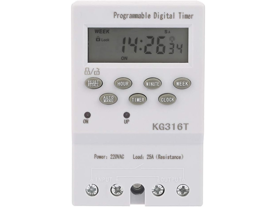 Interruptor Temporizador, Modelo Kg316t AQUAFORGE