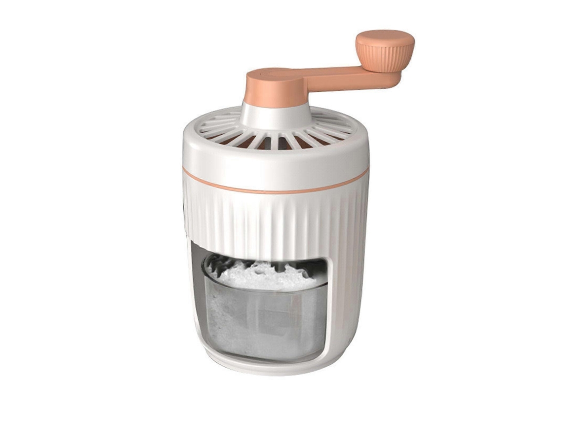 Triturador De Gelo Manual Para Uso Doméstico Com Lâminas De Aço Inoxidável, Trituração Rápida E Fácil Limpeza.