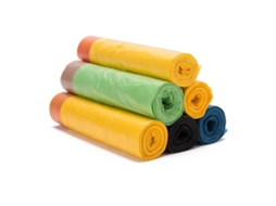 Baok-sacos De Lixo Com Cordão Espessados 15pcs Para Cozinha