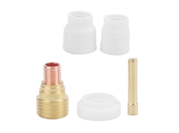 Conjunto De Cápsulas De Soldadura Cerámica Branca 10 12 Acessórios De Bocal Para Pistola De Soldadura Tig Wp-9/20
