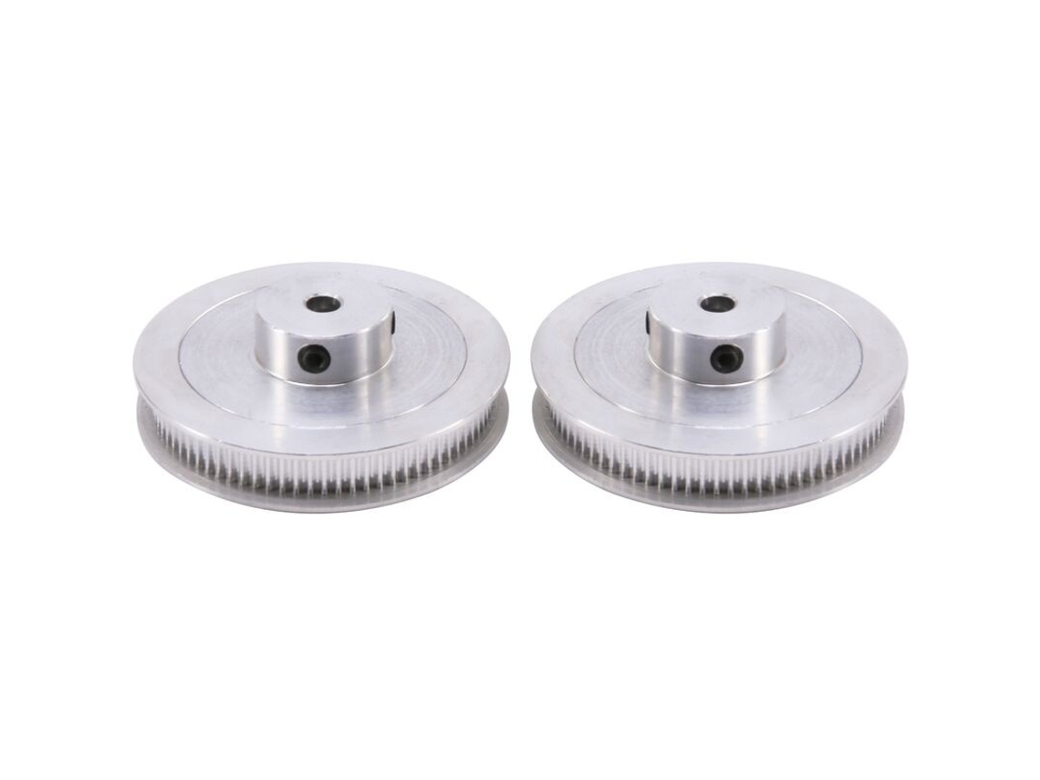 Lurelia Polia 2 Unidades, 6 Mm, 5 Mm, Compatível Com Impressora 3d Voron 2, Prata