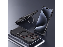 Suporte Casa Magsafe Para Iphone 14 Pro Metal Preto