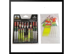 Fasst Conjunto de Flotadores de Pesca 15pcs com Boia Vertical para Diversos Tipos de Pesca