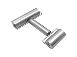 Rolo De Cozinha Em Aço Inoxidável Duplo Para Massas Ideal Para Padaria, Pizza, Torta, Pastelaria, Massas E Bolachas