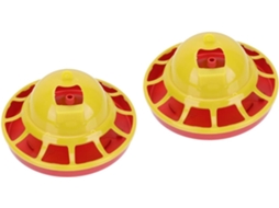 Conjunto De 2 Bebedouros Automáticos Para Galinhas, Comedouros De Plástico Para Aves.