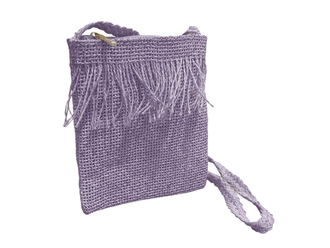 Bolsa De Tiracolo Pequena C/ Franjas Joseph Louis 01/282 Lilás