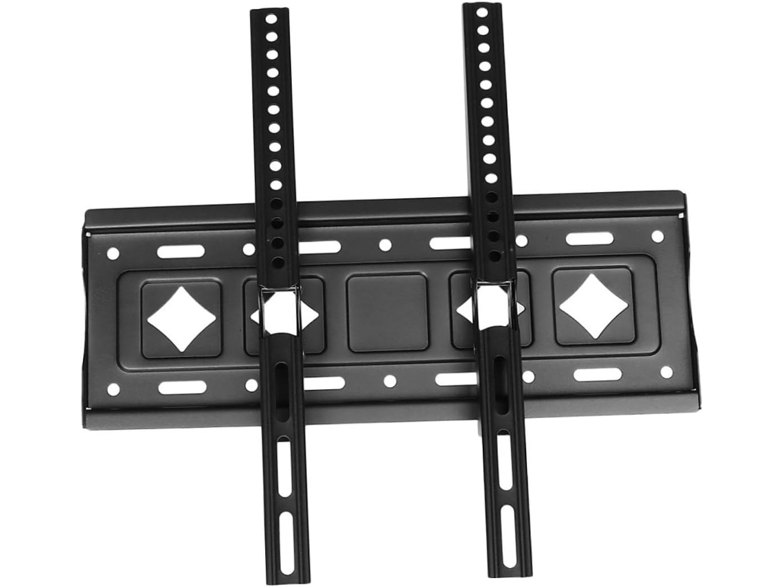 Conjunto de suporte de parede para TV de 65 polegadas com placas leves, fáceis de montar e práticas.