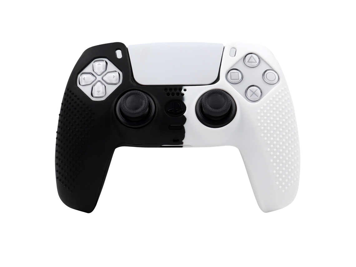 Case Para Comando Ps5 Gertiz M5045 Preto Branco