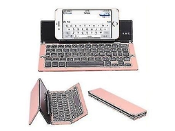 Teclado Sem Fio 3.0 Portátil De Liga De Alumínio Dobrável Teclado Bluetooth Para Tablet Pc Laptop Everley891 (custo De Compra)
